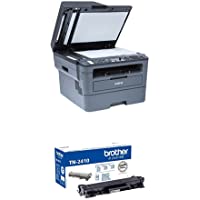Brother MFCL2710DW - Impresora multifunción láser monocromo con fax e impresión dúplex + Brother TN-2410 Laser cartridge…